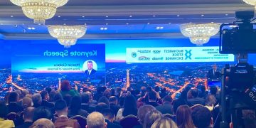 Premierul Marcel Ciolacu Piața de capital de la București