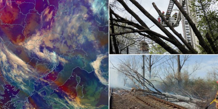 Urgențe în România Furtuni devastatoare