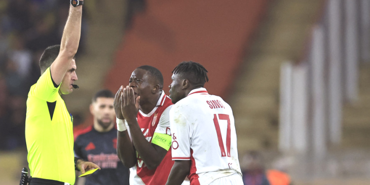 Monaco vs Benfica eliminare Al-Musrati cartonaș roșu Adi Hutter arbitraj